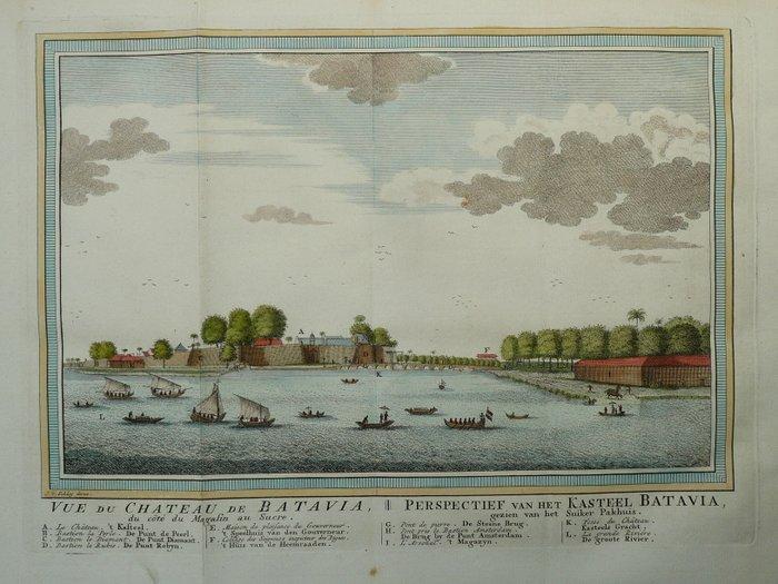 Indonesië - Jakarta, Batavia, Java; J. van Schley / N., Boeken, Atlassen en Landkaarten