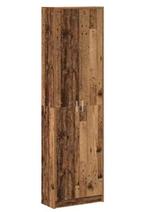 Vintage Houten Kledingkast met Deur en Planken 55×25×189 cm, Verzenden, Nieuw