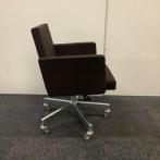 Lensvelt AVL office chair, metalen kruisvoet - bruine