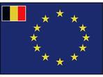 Raad van Europa vlag met inprint vlag van Belgie, Watersport en Boten, Ophalen of Verzenden, Nieuw, Zeilboot of Motorboot