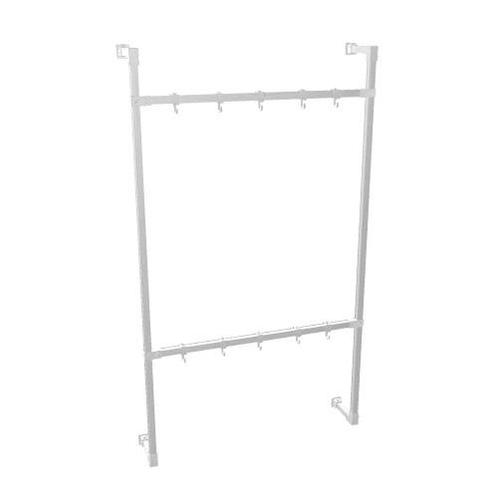 Industriële Steigerbuis Kapstok Lincoln Duo | Vierkant Staal, Huis en Inrichting, Woonaccessoires | Kapstokken, Ophalen of Verzenden