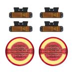 Verlichtingset Aanhanger 6-Delig, Auto-onderdelen, Verlichting, Ophalen of Verzenden, Nieuw