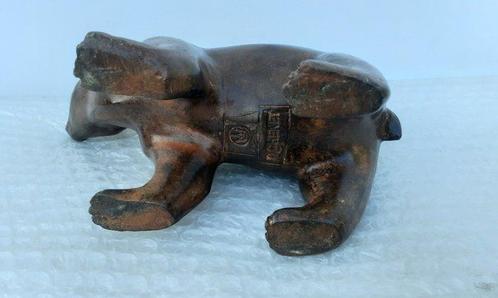 Beeldje - Ijsbeer - 20 cm - Brons, Antiek en Kunst, Curiosa en Brocante