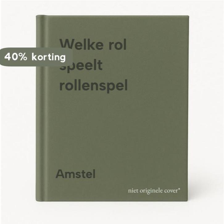 Welke rol speelt rollenspel 9789023900375 Amstel, Boeken, Overige Boeken, Gelezen, Verzenden