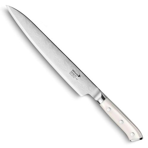 Déglon Vleesmes 23 cm - Damaststaal - Ergonomisch Corian..., Huis en Inrichting, Keuken | Bestek, Nieuw, Ophalen of Verzenden