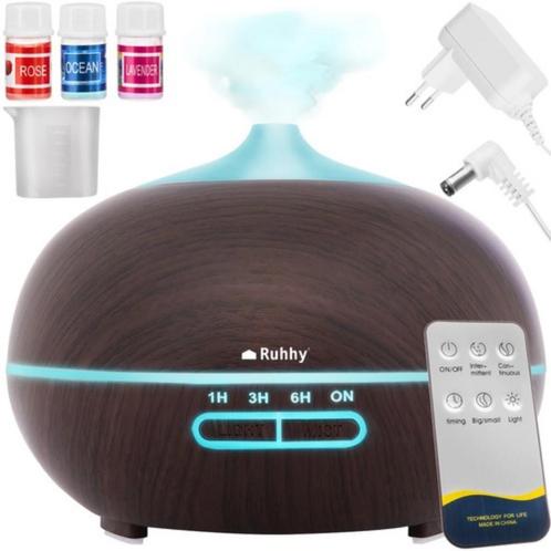Ruhhy Aroma Diffuser - 400ml Luchtbevochtiger met Ionisat..., Sieraden, Tassen en Uiterlijk, Uiterlijk | Parfum, Nieuw, Ophalen of Verzenden