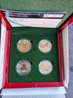 Luxemburg. 2 Euro 2024/2025 (4 stuks) Reverse Proof (Zonder