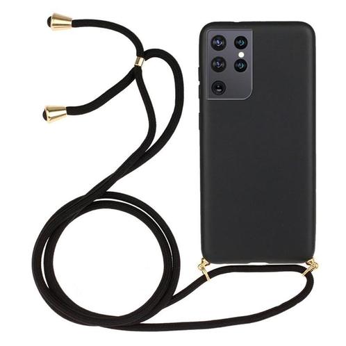 Galaxy S21 Ultra Crossbody TPU Hoesje met Koord Zwart, Telecommunicatie, Mobiele telefoons | Hoesjes en Frontjes | Samsung, Nieuw