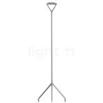 Luceplan Lola Terra met voetdimmer, aluminiumgrijs, Huis en Inrichting, Lampen | Vloerlampen, Verzenden, Nieuw