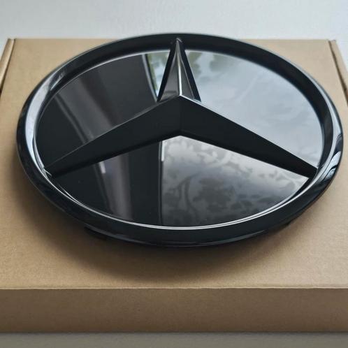 Mercedes STER ZWART LOGO W177 W247 W118 W205 W206 W213 AMG, Auto-onderdelen, Carrosserie en Plaatwerk, Voor, Mercedes-Benz, Nieuw
