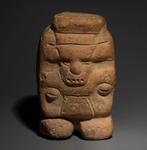 Maya Terracotta Figuur. ca. 600 - 900 n.Chr. 8,3 cm H.