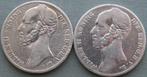 Nederland. Willem II. 1 Gulden 1847 en 1848 met, Postzegels en Munten, Munten | Nederland