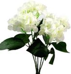 Hortensia Hydrangea Groot Ivory Zijdenbloem New 49 cm, Huis en Inrichting, Ophalen of Verzenden, Nieuw