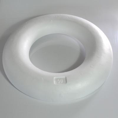 Oasis styropor ring 60cm platrond  piepschuim krans, Hobby en Vrije tijd, Knutselen, Nieuw, Ophalen of Verzenden