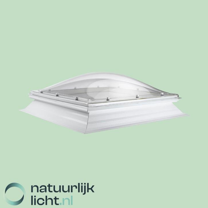 Lichtkoepel met dakopstand, Doe-het-zelf en Verbouw, Glas en Ramen, Nieuw, Ophalen of Verzenden