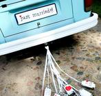 Nummerbord Just Married Loving Hearts, Verzenden, Nieuw, Versiering, Geboorte of Huwelijk