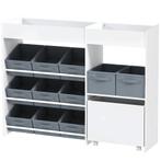 TRUUSK AIYAPLAY Kinderrek Speelgoedrek Met 11 Stoffen Dozen,, Kinderen en Baby's, Kinderkamer | Commodes en Kasten, Verzenden