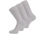 3 paar Basic Herensokken - Naadloos - Lichtgrijs, Verzenden, Nieuw