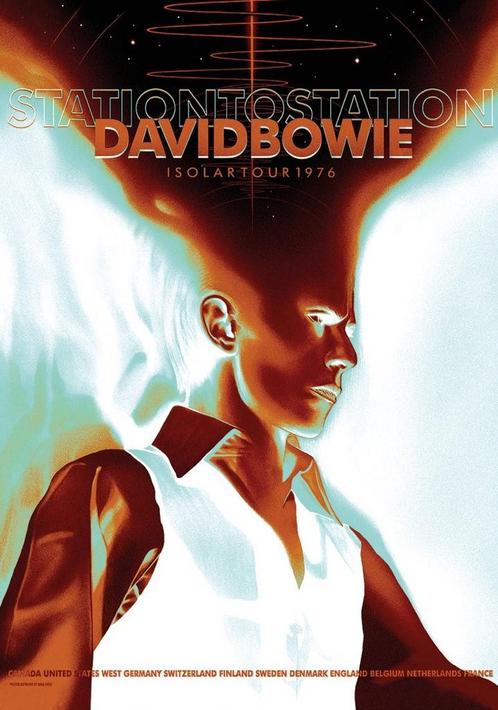 Posters - Poster Bowie, David - Station to Station, Verzamelen, Muziek, Artiesten en Beroemdheden, Zo goed als nieuw, Verzenden