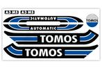 Tomos Stickerset glans standaard automatic zwart / donker..., Ophalen of Verzenden, Nieuw