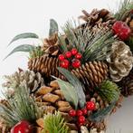 House of Seasons Kerstkrans - Ø50 cm - Groen, Huis en Inrichting, Woonaccessoires | Kransen, Verzenden, Nieuw