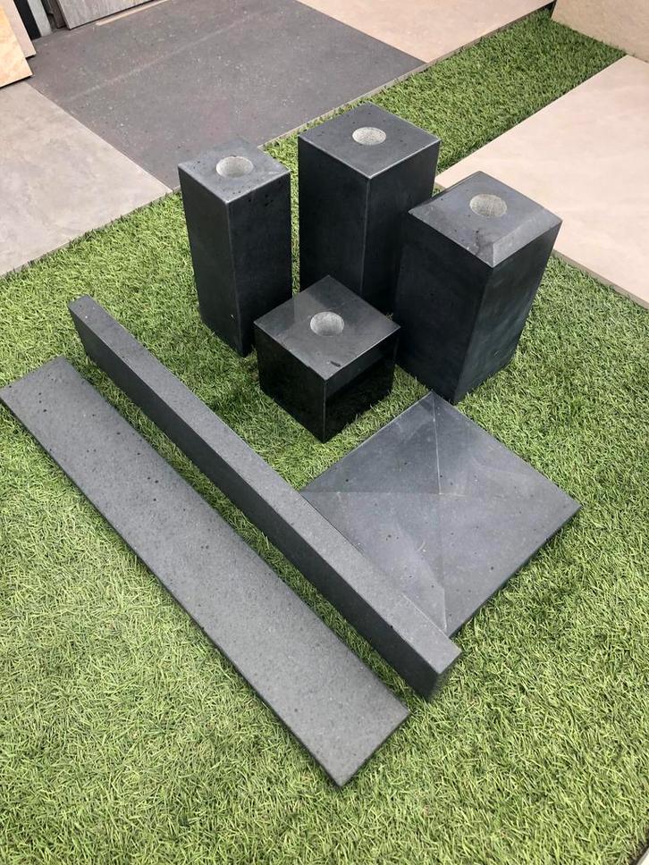 vijverranden muurafdekkers kleurvast vine black graniet, Doe-het-zelf en Verbouw, Metselstenen, Nieuw