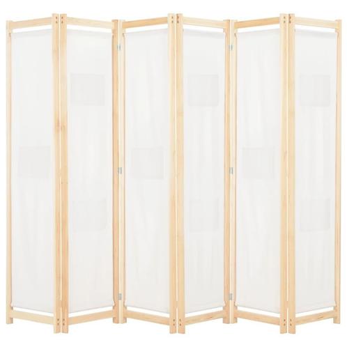 Creme Kamerscherm met Zakken | Retourdeal | 35% Korting, Huis en Inrichting, Woonaccessoires | Kamerschermen, Nieuw, Ophalen of Verzenden