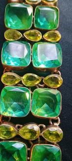 Zonder Minimumprijs - Armband Zilver Toermalijn - Olivijn, Nieuw