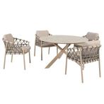 Prado Piacenza dining tuinset 130xH75 cm 5 delig keramiek, Tuin en Terras, Tuinsets en Loungesets, Ophalen of Verzenden, Nieuw