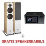 Dali NAD Combi deal Dali Oberon 7 + Nad C700 - Eiken/zwart, Audio, Tv en Foto, Luidsprekers, Nieuw, Overige merken, Front, Rear of Stereo speakers