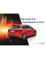 2014 AUDI A3 SPORTBACK E-TRON BROCHURE DUITS, Nieuw, Audi, Author
