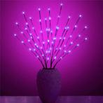 Kerst wilgentakken set - 20 LEDs - Paars, Ophalen of Verzenden, Nieuw