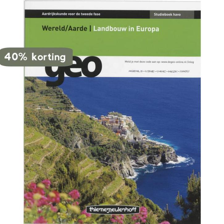 De Geo Havo Landbouw in Europa Studieboek 9789006432725, Boeken, Schoolboeken, Gelezen, Verzenden