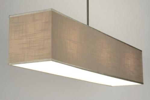 Rietveld Hanglampen - Taupe - Stof, Huis en Inrichting, Lampen | Hanglampen, Verzenden