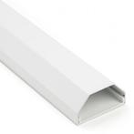 Kabelgoot muur | Goobay | 110 x 5 cm (Aluminium, Wit), Doe-het-zelf en Verbouw, Verzenden, Nieuw