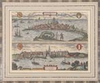 Kopergravure Hogenberg en Braun, Roterodamum/Gouda, 1581