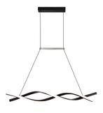 LED Hanglamp 28W Mat Zwart Langwerpig 2240 lm, Huis en Inrichting, Lampen | Hanglampen, Nieuw, Ophalen of Verzenden, Metaal