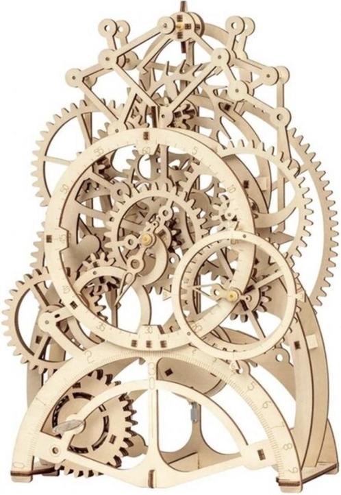 Robotime Pendulum Clock Klok Houten modelbouw DIY Miniatu..., Hobby en Vrije tijd, Modelbouw | Overige, Nieuw, Verzenden