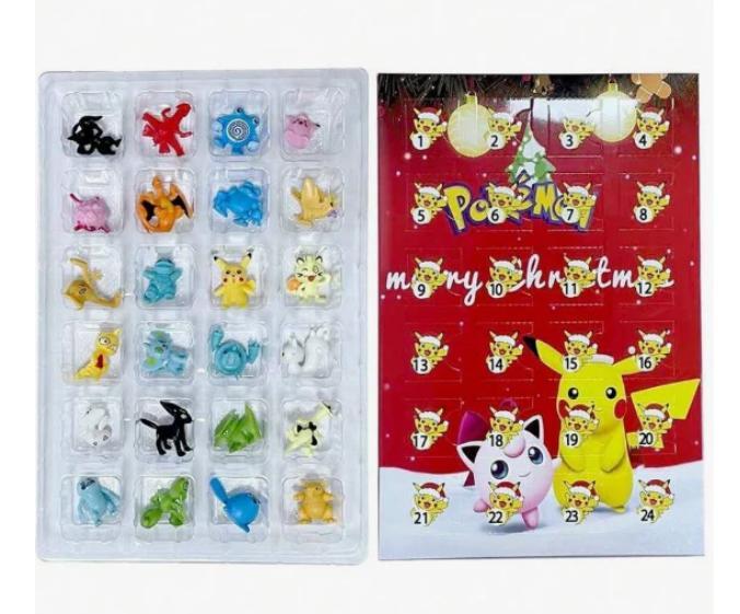 Pokemon Adventkalender 24 dagen - Aftel kalender, Kinderen en Baby's, Speelgoed | Overig, Verzenden