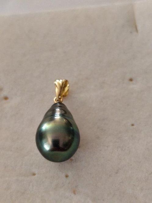 Zonder Minimumprijs - Hanger - 18 karaat Geel goud Parel -, Sieraden, Tassen en Uiterlijk, Antieke sieraden