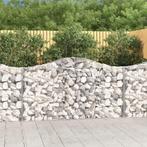 vidaXL Schanskorven 15 st gewelfd 200x30x100/120 cm ijzer, 100 cm of meer, Verzenden, Nieuw, Metaal