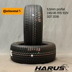 245/45/19 102V Continental winterbanden 5,5mm profiel 2X, 19 inch, Band(en), Personenwagen, Gebruikt