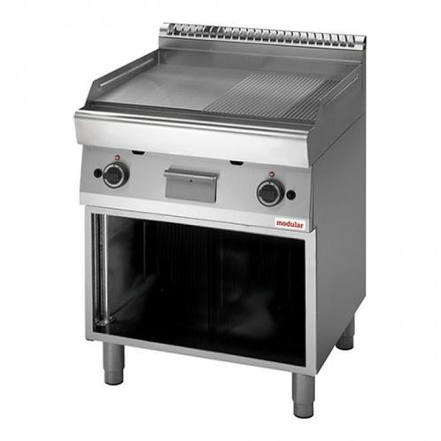 Bakplaat glad/groef Modular 700 | aardgas, Zakelijke goederen, Horeca | Keukenapparatuur, Nieuw in verpakking, Verzenden