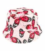 Bucket Hat Omkeerbaar Vlinder Zwart Roze, Kleding | Dames, Nieuw