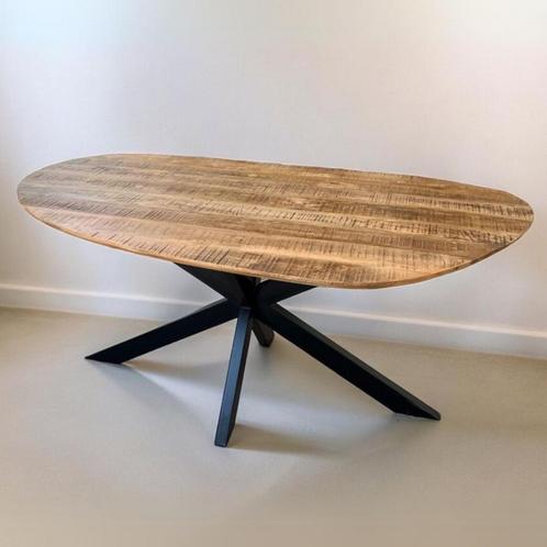 EETTAFEL Organische vorm en Deens ovaal ZEER SCHERPE PRIJZEN, Huis en Inrichting, Tafels | Eettafels, 100 tot 150 cm, 200 cm of meer