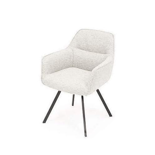 Eetkamerstoel Leo - eetkamerstoelen - Wit, Huis en Inrichting, Stoelen, Wit, Nieuw, Stof