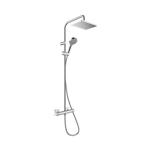 Regendouche set HansGrohe Vernis Shape Showerpipe 230 1 Jet, Doe-het-zelf en Verbouw, Sanitair, Kraan, Nieuw, Chroom, Ophalen of Verzenden