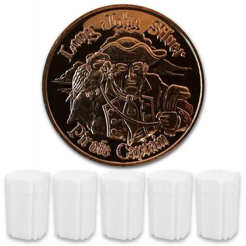 Verenigde Staten. 100 x 1 oz Pirate Captain Long John 999, Postzegels en Munten, Edelmetalen en Baren