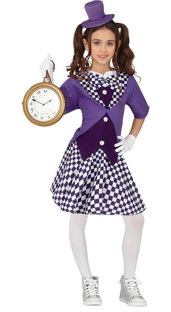 Goochelaar Jurk Paars Meisje, Kinderen en Baby's, Carnavalskleding en Verkleedspullen, Nieuw, Verzenden