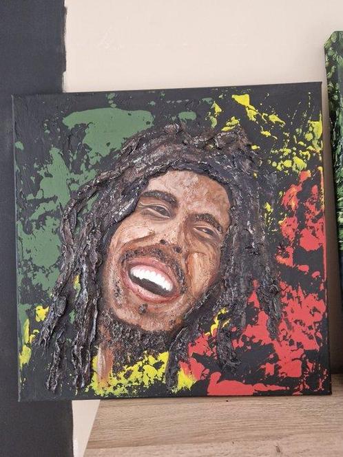 Lomybony - Portret van Bob Marley, Antiek en Kunst, Kunst | Schilderijen | Modern